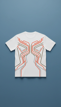 T-Shirt mit reflektierendem Print